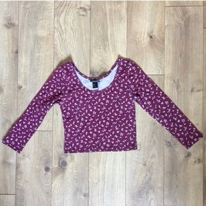 ✨ FOREVER 21 FLORAL CROP TOP ✨